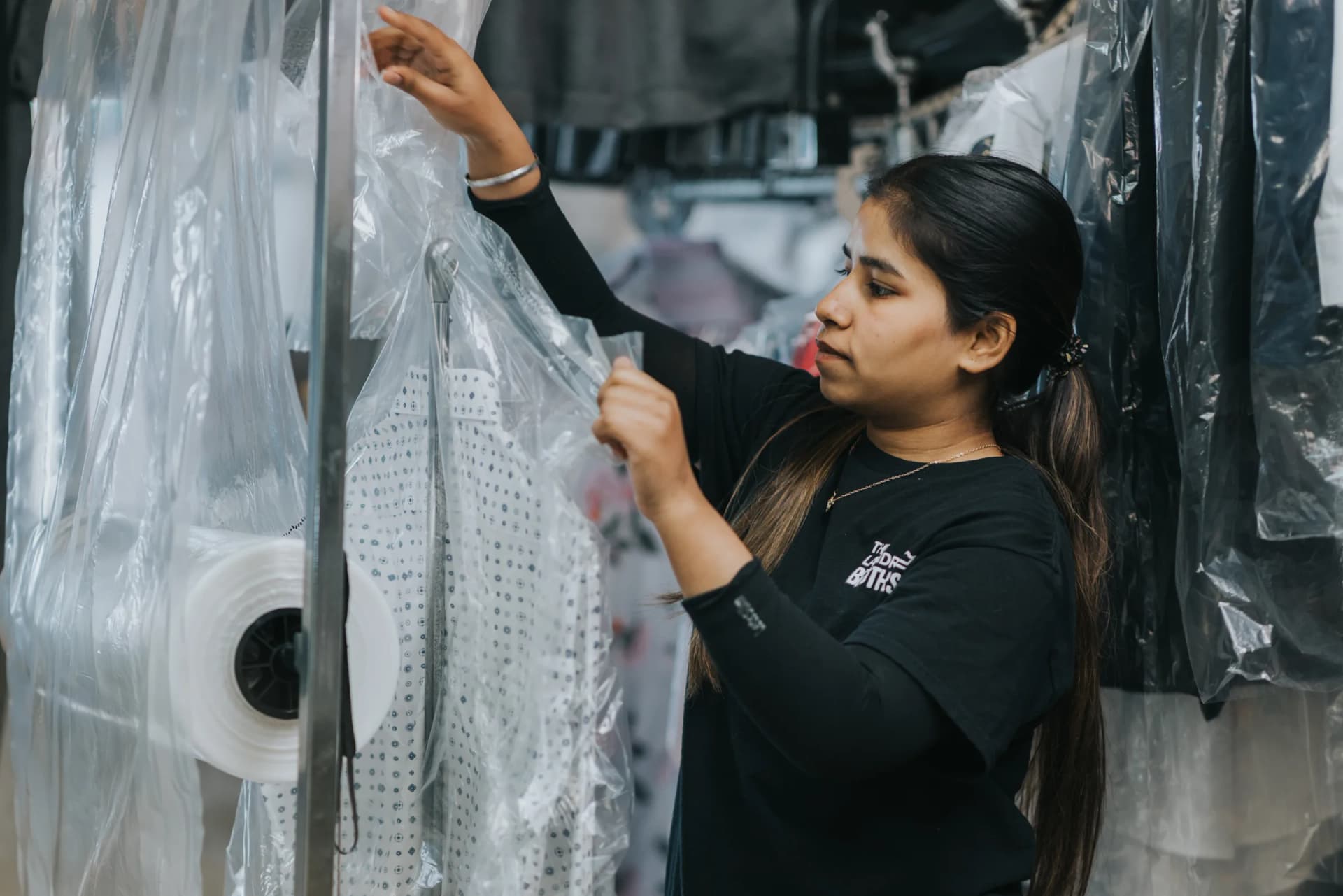 Pressed and wrapped garments returned on hangers — for households in Greater Vancouver.
